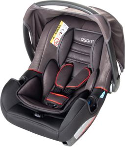 Osann Babyautositz - BeOne SP Noir - Geburt bis 13 kg (von Geburt bis ca. 15 Monate) - Befestigungsart 3-Punkt-Gurt - anthrazit , schwarz
