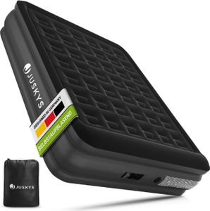 Juskys Luftmatratze Sapri L in Schwarz - 2 Personen Luftbett selbstaufblasend - integrierter Pumpe Juskys Luftmatratze Sapri L in Schwarz - 2 Personen Luftbett selbstaufblasend - integrierter Pumpe