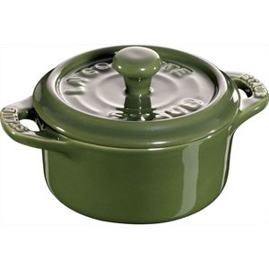 Staub Mini Cocotte, rund Basilikum 10 cm