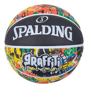 SPALDING Graffiti Basketball schwarz 7
