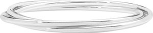 Eleganter 925 Sterling Silber Damen - Armreif - 5mm, 15 Gramm; TRS21972