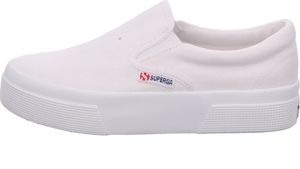 Superga Sportliche Slipper Platform Slipon Damen 31353230343236 Weiß 37 EU