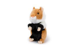 Plüschtier Feldhamster 18 cm, Stofftier Kuscheltier Plüschtiere Tiere Hamster