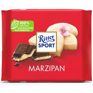 Ritter Sport Marzipan Halbbitter Schokolade mit Edel Marzipan 100g
