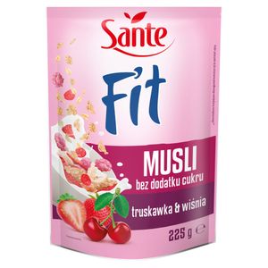 Sante Fit müsli bez pridaného cukru Jahoda a čerešňa 225 G