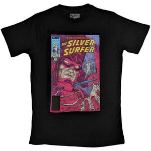 Marvel Comics - "Silver Surfer" T-Shirt für Herren/Damen Unisex RO10426 (L) (Schwarz)