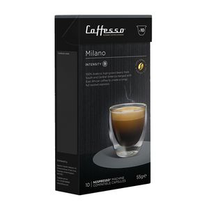 Caffesso Milano 10 ks - 100% kompatibilné kapsuly do kávovarov Nespresso, DeLonghi a Krups