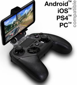 ENTWICKLUNG Ptero 4PS, kabellos Gamepad für PC, Playstation 4, iOS a Android
