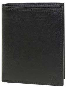 Hochformat Geldbörse in weichem Nappa Leder doppel Naht  mit RFID Schutz