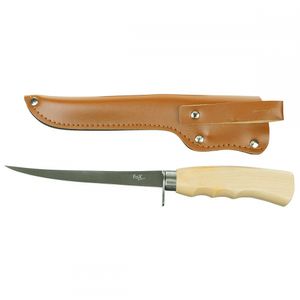 FoxOutdoor Filetiermesser, "Classic", Birkenholzgriff, Scheide FoxOutdoor Filetiermesser, "Classic", Birkenholzgriff, Scheide