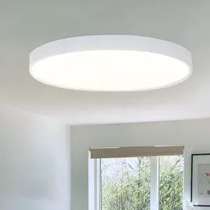 ZMH LED Deckenleuchte Flach Deckenlampe Weiß 17W Wohnzimmerlampe IP44 Wasserdicht Badezimmerlampe 28cm Rund Modern Küchenlampe für Schlafzimmer Flur