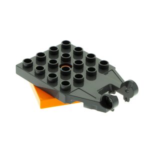 1x Lego Duplo Dreh Platte 4x4 orange Kran Aufhängung dunkel grau 25548 92005