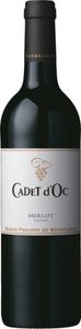 Baron Philippe de Rothschild Cadet d'Oc Merlot Pays d'oc IGT trocken 2018 Frankreich | 13,5 % vol | 0,75 l Baron Philippe de Rothschild Cadet d'Oc Merlot Pays d'oc IGT trocken 2018 Frankreich | 13,5 % vol | 0,75 l
