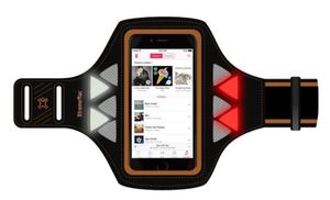 Športový opasok s LED diódou na ruku pre smartfón/iPhone/MP3