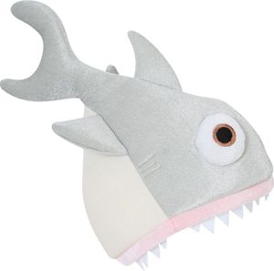 Hut Hai Fisch Haifisch Grau Meer Gr. 58 Karneval Fasching Halloween Party Cosplay