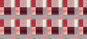 PVC Tischdecke Meran rot Wachstuch - Breite & Länge wählbar - abwaschbare Tischdecke , Größe:130 x 200 cm