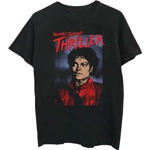 Michael Jackson - "Thriller" tričko pro muže/dámy Unisex RO2286 (XXL) (černá)