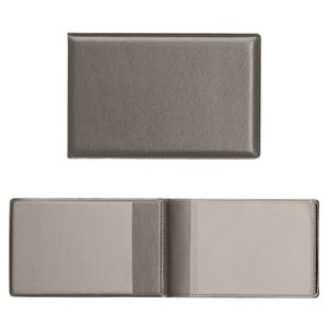 kwmobile 3in1 Kartenetui aus Kunstleder - 10 x 6,5cm - Mini Kreditkarten Wallet - Etui für Karten im Scheckkartenformat - Grau