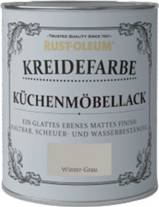 Rust-Oleum 750 ml Kreidefarbe Küchenmöbellack Winter-Grau