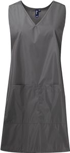 Premier - Arbeitsschürze, Wrap Around für Damen RW7928 (S - M) (Dunkelgrau)