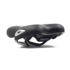 Selle Royal Sattel Lookin sw/silber, Unisex, 279x160mm, ca. 450g, schwarz