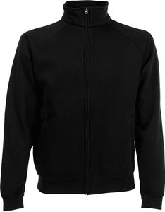 Fruit of the Loom 62-230-0 | Classic Sweat Jacket - Farbe: Black - Größe: XXL