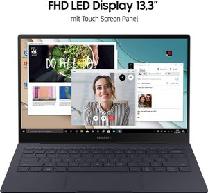 Samsung Galaxy Book S LTE 13,3" 2019 8 GB 256 GB W10H SM-W767NZAADBT QWERTZ grau grau