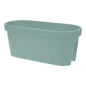 3.11 Balkónový kvetináč OVAL - Farba: MINT GREEN - Veľkosť: 60x28 cm