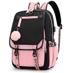 Puschel Mädchen Rucksack Backpack Tasche Schultasche 46 x 29 x 16 cm – Rosa