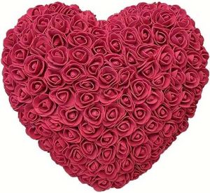 Ružové srdce🌹- Valentínsky darček manželka, srdce, kytica ruží, kytica kvetov, darček priateľka, narodeninový darček manželka, Deň matiek zásnuby svadba