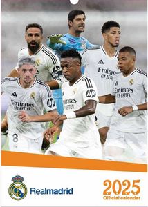 Real Madrid CF - nástenný kalendár "2025", A3 TA12784 (One Size) (farebný)