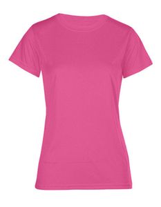 UV-Performance T-Shirt Damen, Neonrosa, S