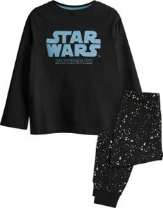 Star Wars - "Rule The Galaxy" Schlafanzug mit langer Hose für Kinder NS8195 (134) (Schwarz)