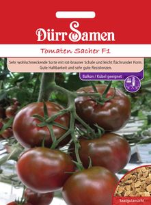 Dürr-Samen - Schokoladen- Tomaten Sacher F1 - Saatgut - 4248