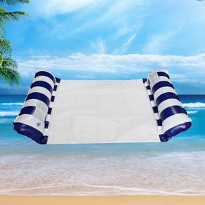 Pool Aufblasbare Luftmatratze Schwimmliege Sessel Wasser Hängematte Bett Strand 