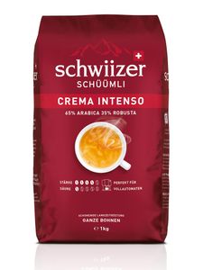 Schwiizer Schüümli Crema Intenso Bohnen 1 Kg