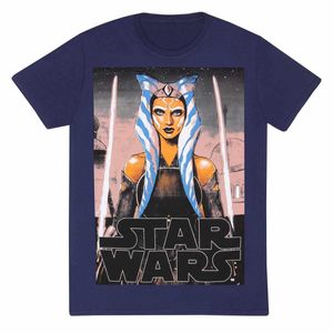Star Wars - T-Shirt für Herren/Damen Uni HE1607 (M) (Marineblau)