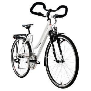 Trekkingrad Damen 28'' Canterbury weiß matt Alu-Rahmen RH 53 cm Multipositionslenker KS Cycling