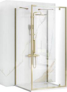 Rea Wand-Duschkabine Rapid Swing 100X100 Gold
