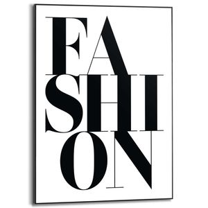 Gerahmtes Bild Slim Frame Fashion Englischer Text - Kleidung - Modern