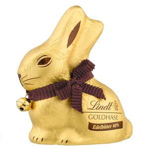 Lindt und Sprüngli Goldhase feinste Edelbitterschokolade 100g