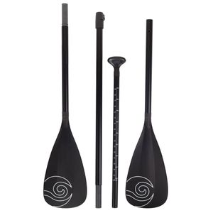 SUP Kajak Paddel 2in1 Carbon 4-teilig | Verstellbar 175-215 cm | Leichtes Paddle für SUP & Kajak | Sun Reflections