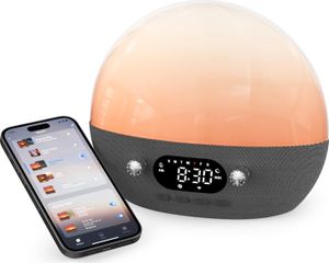 Dekala White Noise Machine, APP-Steuerung Wecker, 11 beruhigende Klänge Nachtlicht,