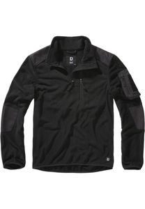 BRANDIT Fleece Troyer Ripstop black Gr. XL