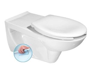 Sapho Etiuda - WC závesné, bezbariérové, biela K670-002