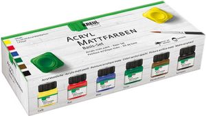 KREUL Acrylic Matt Colour Base Set 6 x 20 ml