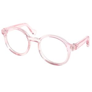 Haustier-Brille, auffällige, realistisch aussehende, stilvolle Kunststoff-Brille, Haustier-Verkleidungszubehör für den Außenbereich-Rosa