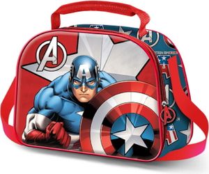 Karactermania Captain America Marvel Lunchtasche Rot  Rot One Size