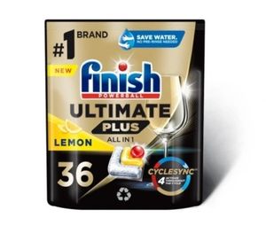 Finish Ultimate Plus Citrónové Tablety do Myčky 36 ks - Všestranné a Účinné Mycí Tablety na Nádobí