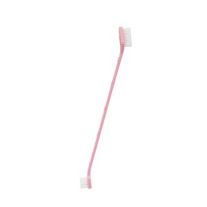 Zahnbürste für Hunde wendbar 17 cm Rosa